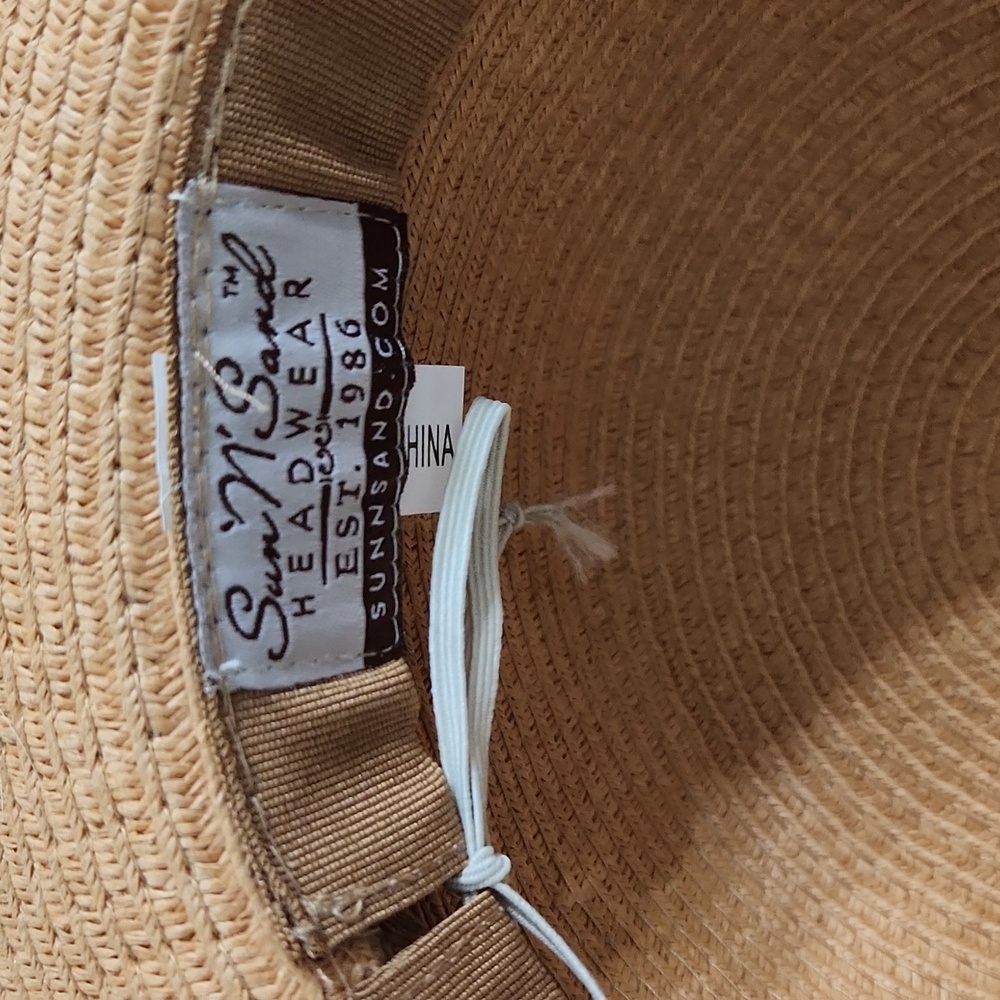 SUN N SAND Chic Tan Wide-Brim Hat - Picture 5 of 6